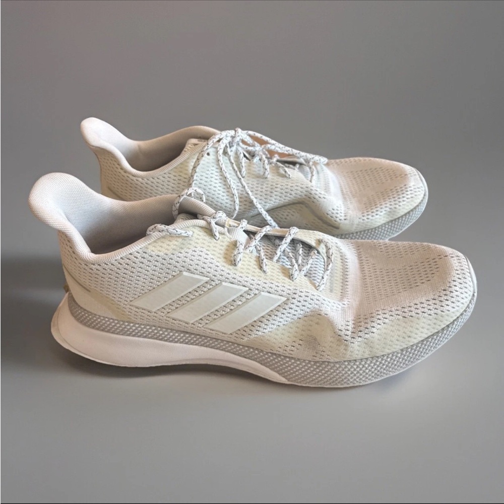 Adidas Womens Cloudfoam White Running Shoes Size 9.5